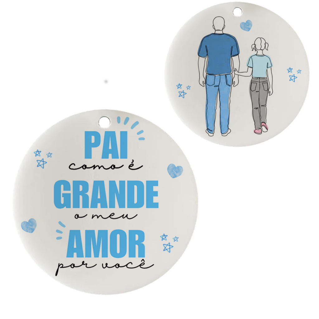 Chaveiro Pai Meu Amor Por Voce - Imagem 3