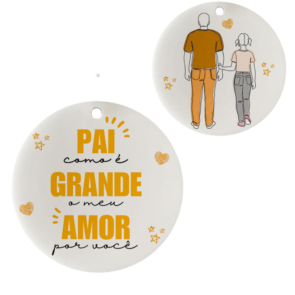 Chaveiro Pai Meu Amor Por Voce - Imagem 3