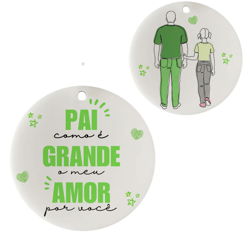 Chaveiro Pai Meu Amor Por Voce - Imagem 3