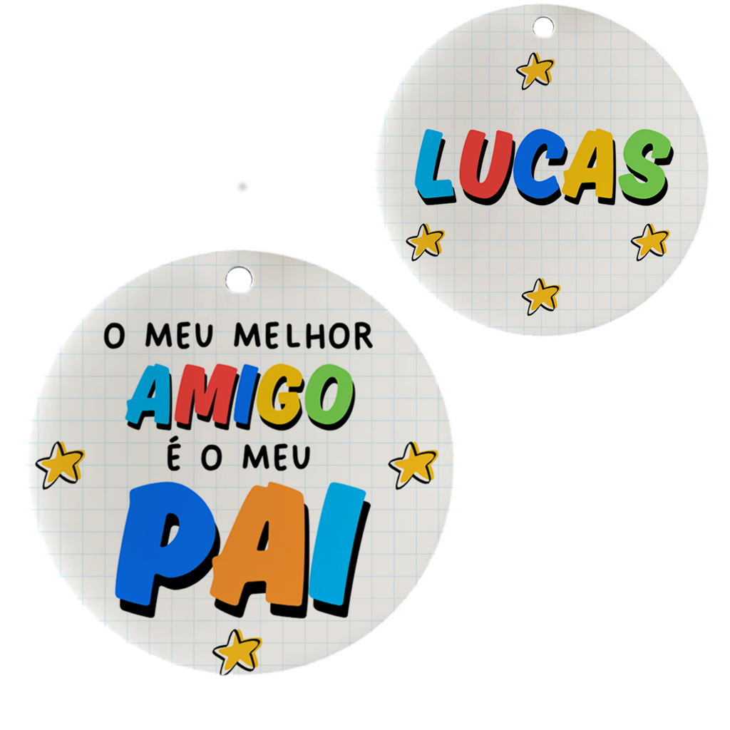 Chaveiro Pai Meu Melhor Amigo - Imagem 3