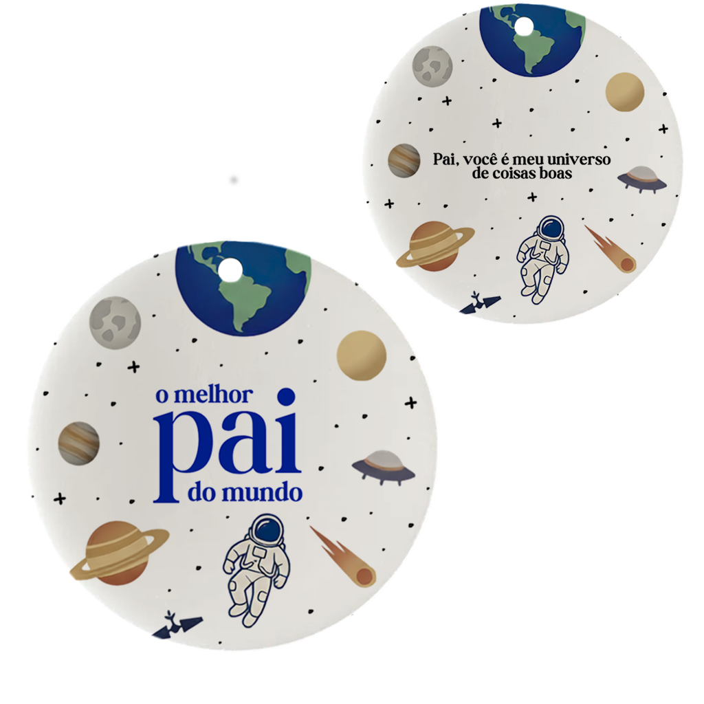 Chaveiro Pai Universo de Coisas Boas - Imagem 3