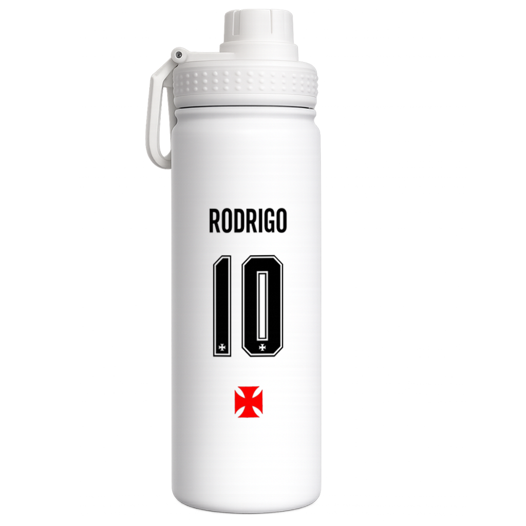 Garrafa Térmica Vasco - Nome e Numero