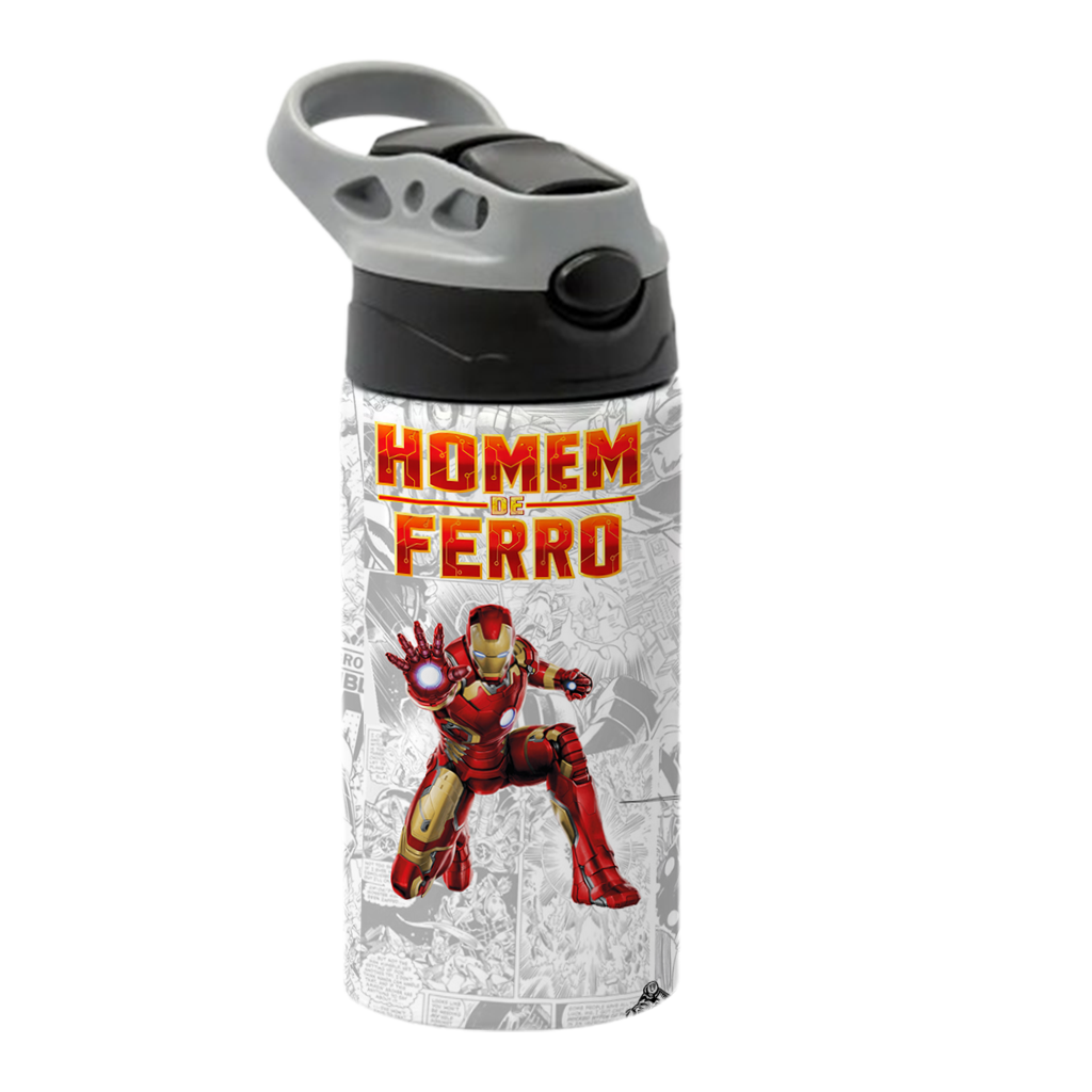 Garrafa Térmica Heróis - Imagem 1