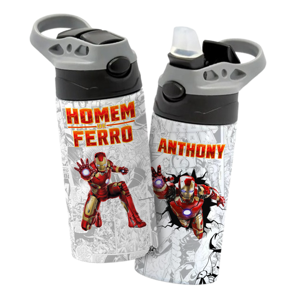 Garrafa Térmica Heróis - Imagem 3
