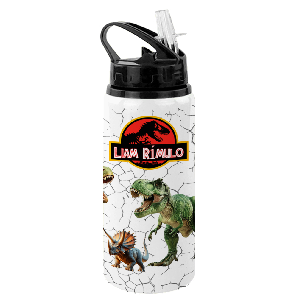 Garrafa Kids 600ML Dinossauros - Imagem 1