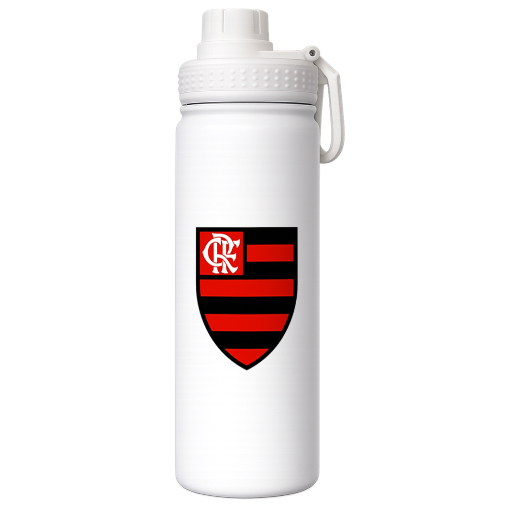 Garrafa Térmica Flamengo - Nome e Numero - Vista 2