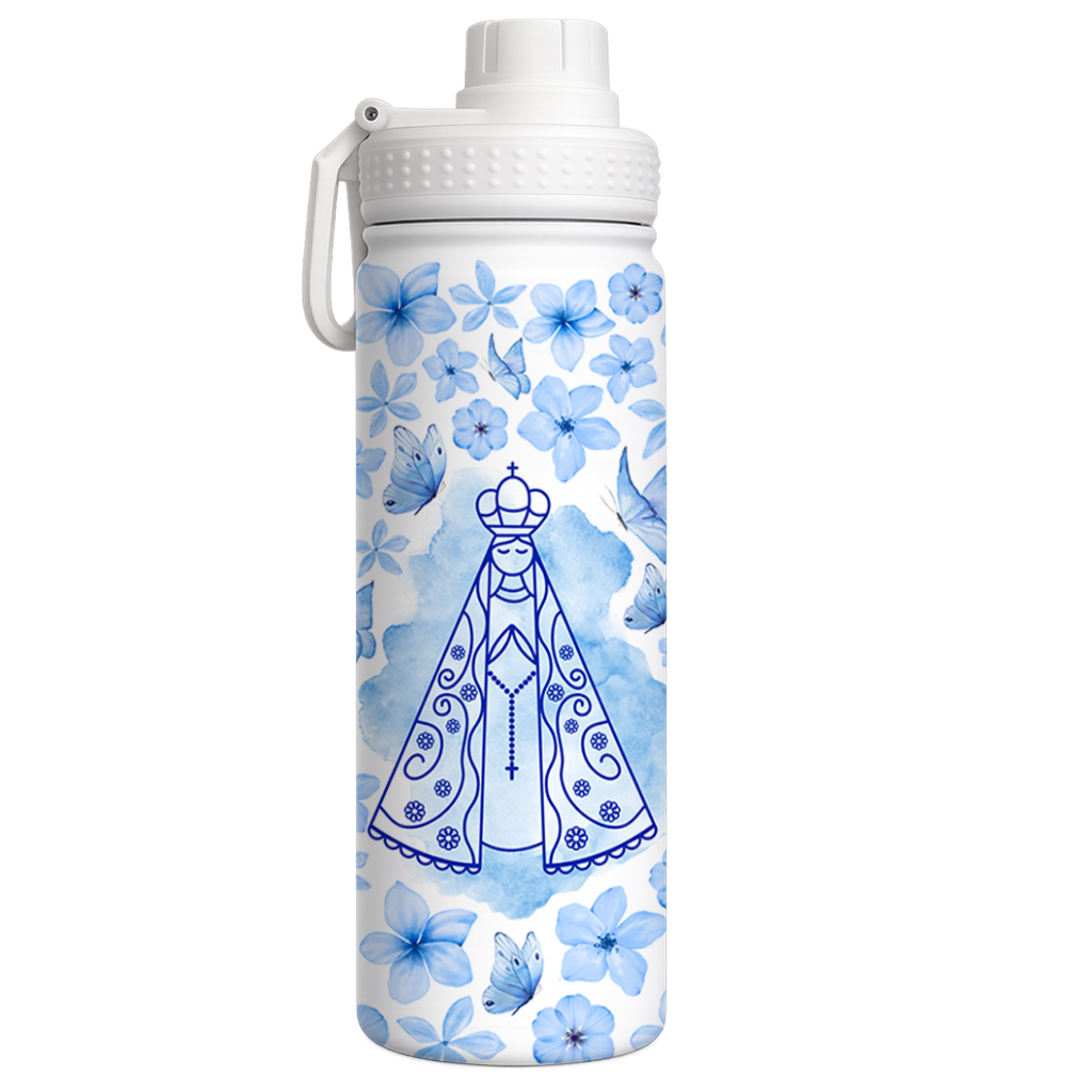 Garrafa Térmica 650ML - Maria Floral