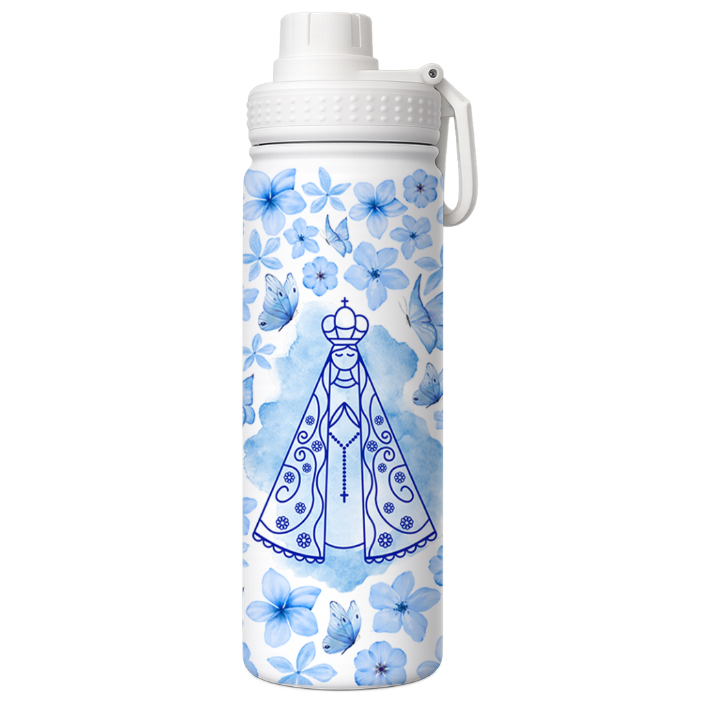 Garrafa Térmica 650ML - Maria Floral - Vista 2