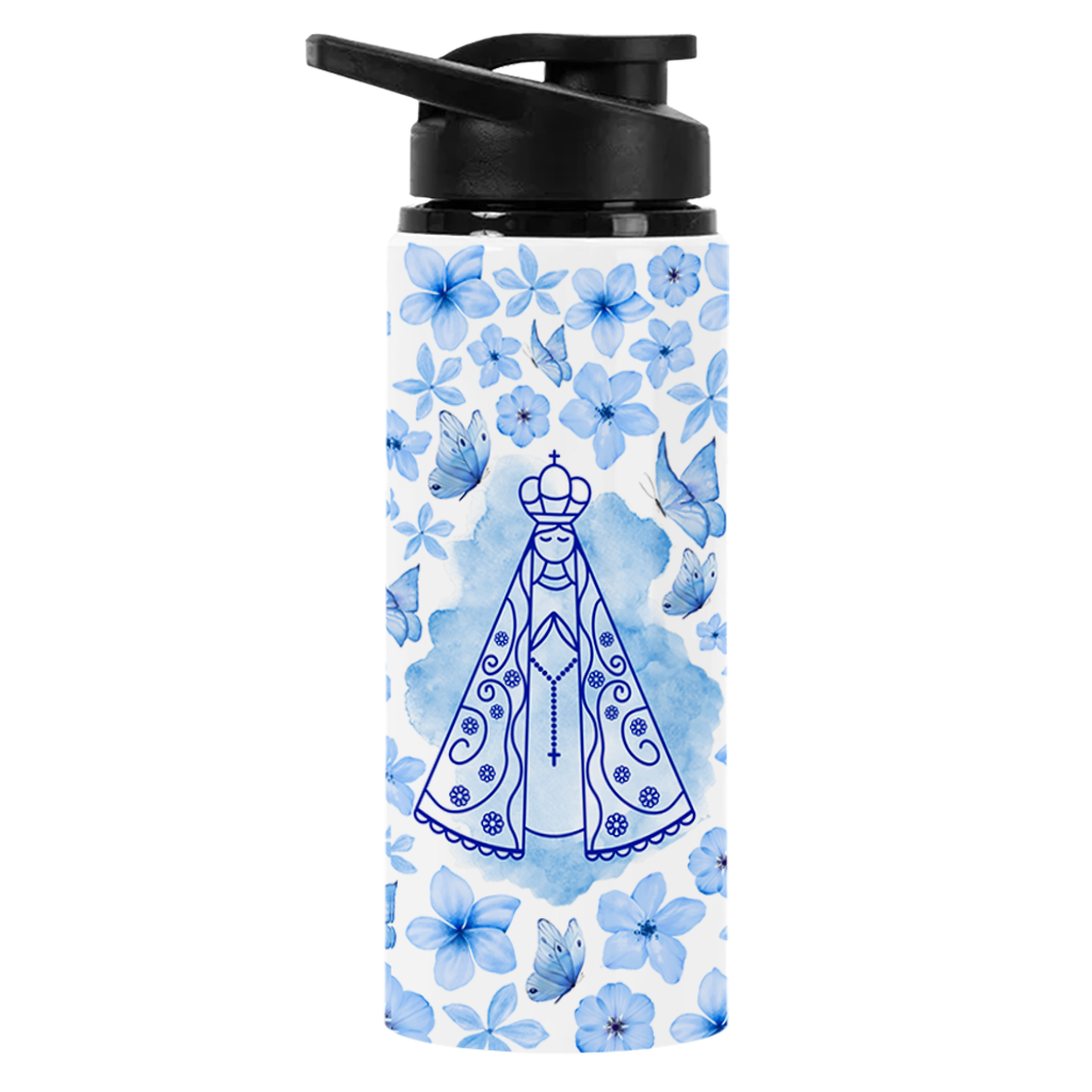 Garrafa Personalizada 750ML - Maria Floral