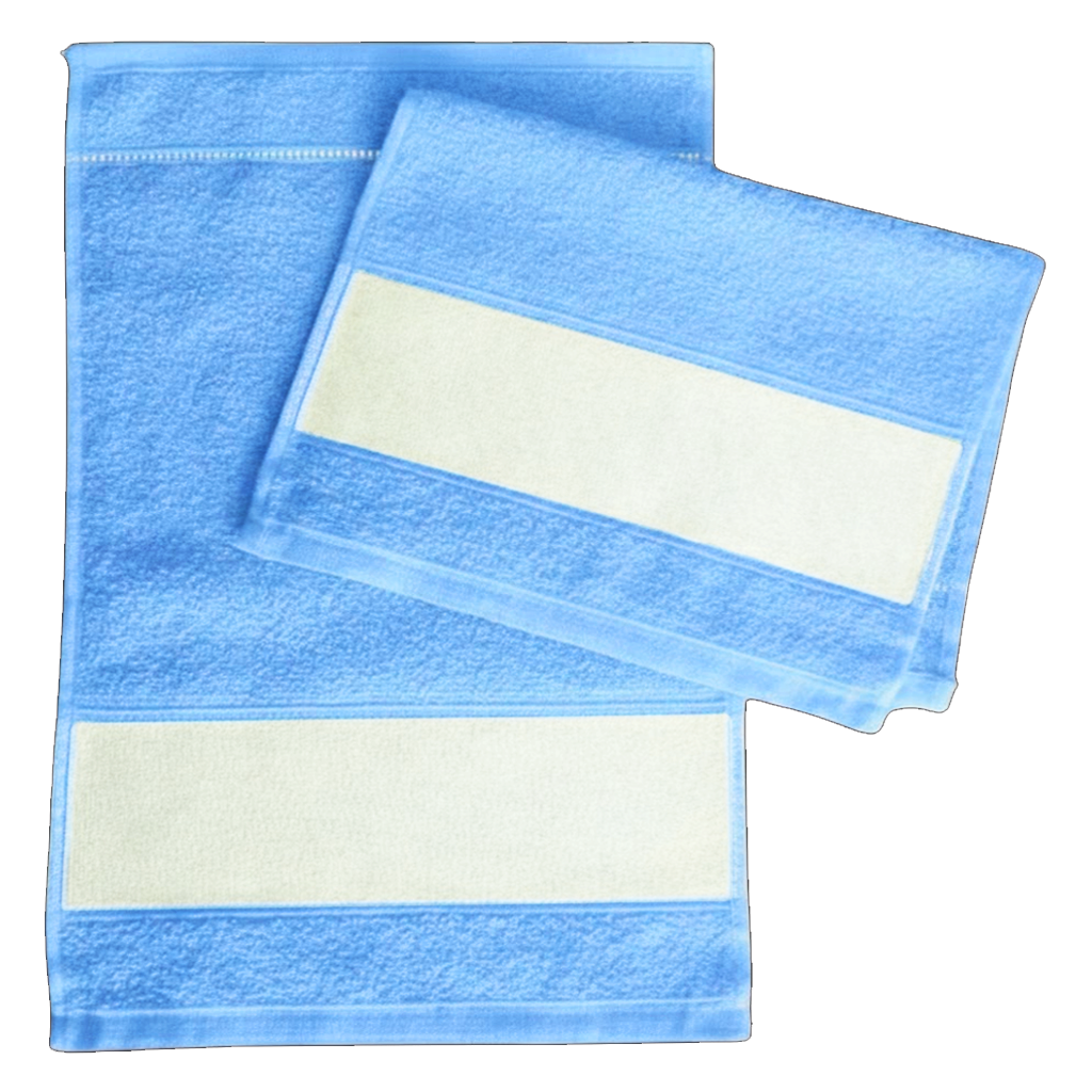 Toalhinha Personalize - Azul Bebê