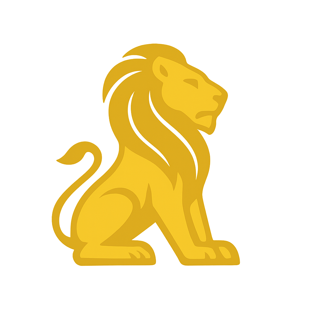 Rovisini AI Systems Lion Logo
