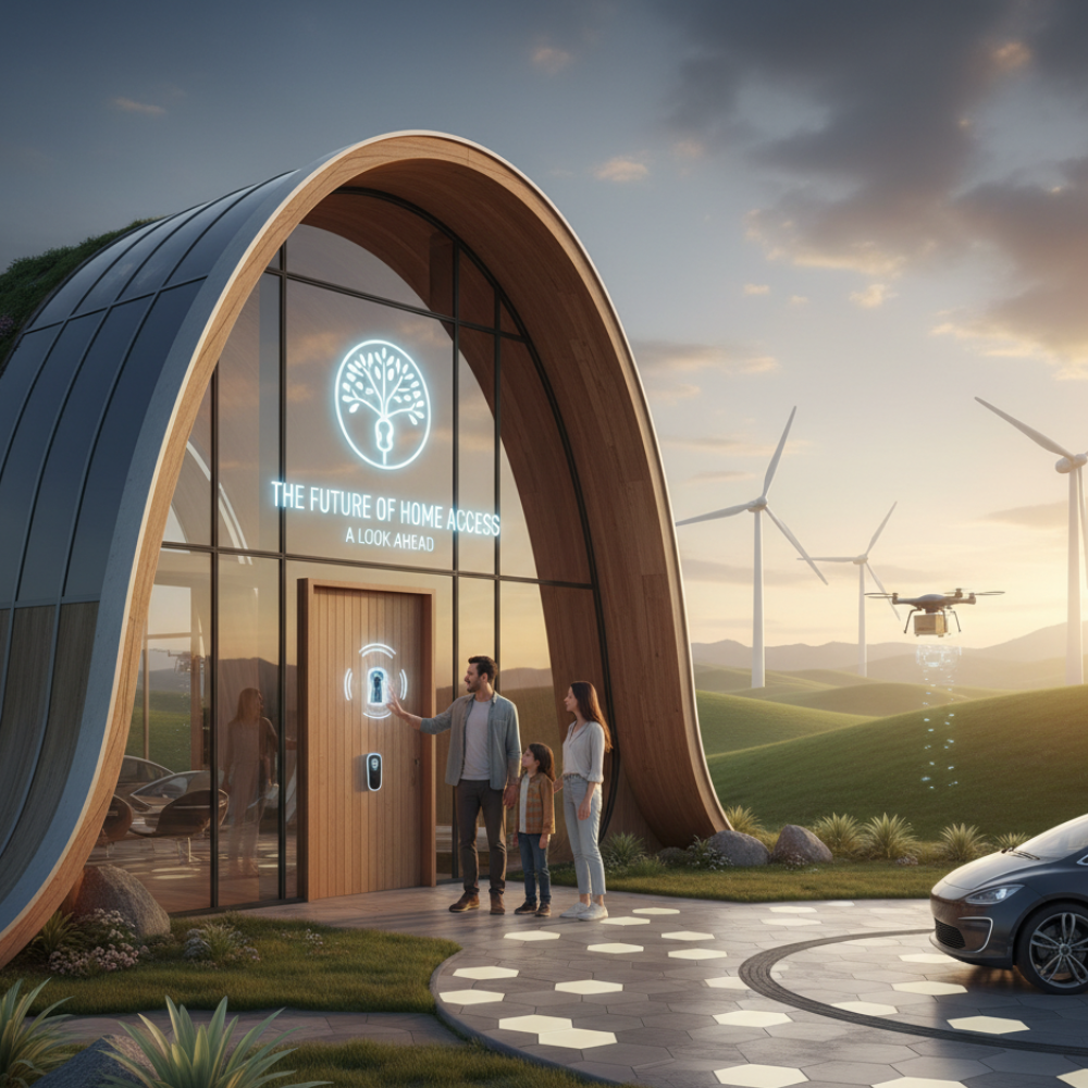 Futuristic smart home dashboard