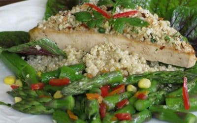 Macadamia Crusted Tofu