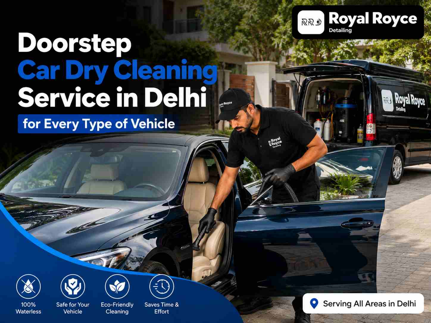 Doorstep Car Dry Cleaning Service in Delhi for Every Type of Vehicle