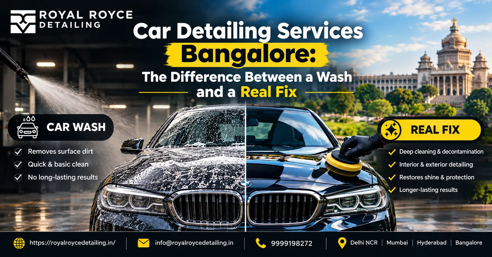 car detailing services Bangalore