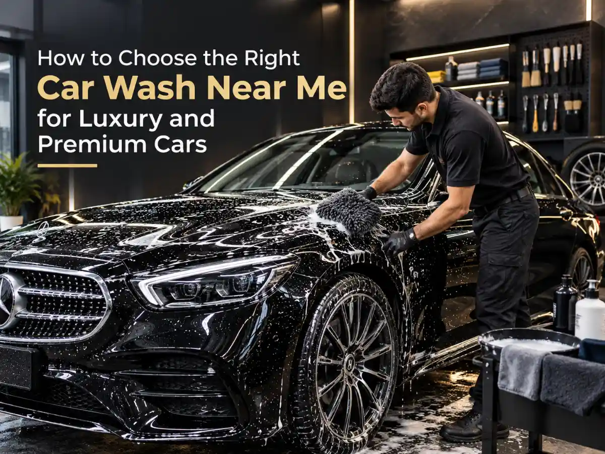 How to choose the right car wash near me for luxury and premium cars