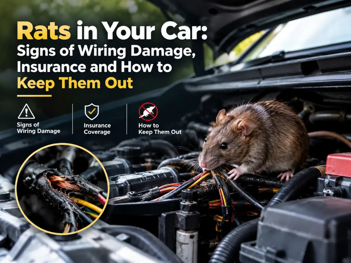 Rats in Your Car: Signs of Wiring Damage, Insurance and How to Keep Them Out