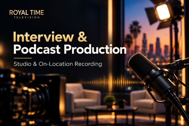Interview & Podcast Production image