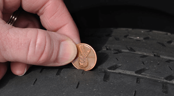 Car Tire Penny Test