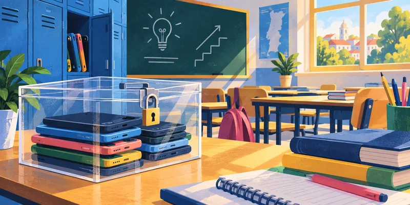 Telemóvel proibido nas escolas até ao 9.º ano