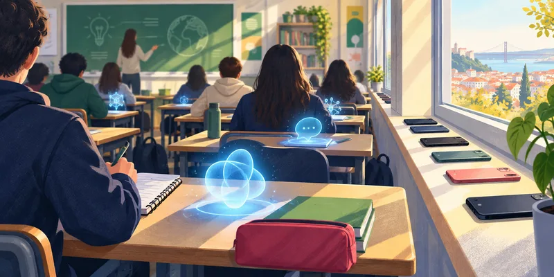 Cerca de 85% dos jovens usam inteligência artificial. Maioria rejeita proibição de telemóveis