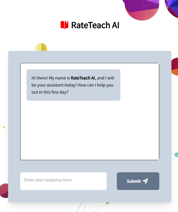 Ruben Arevalo RateTeach AI