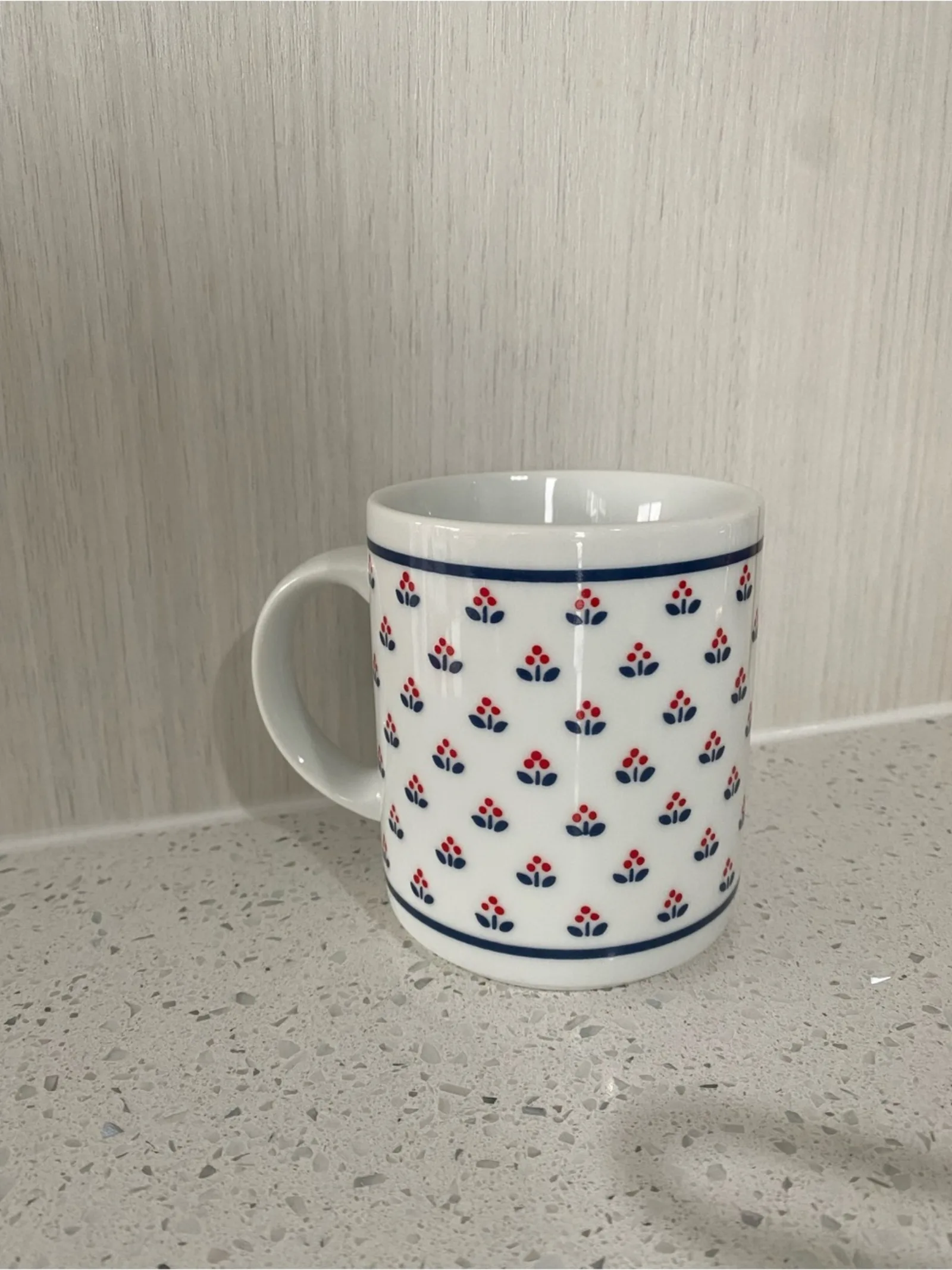 Vintage 1982 Copco Country fine porcelain coffee mug