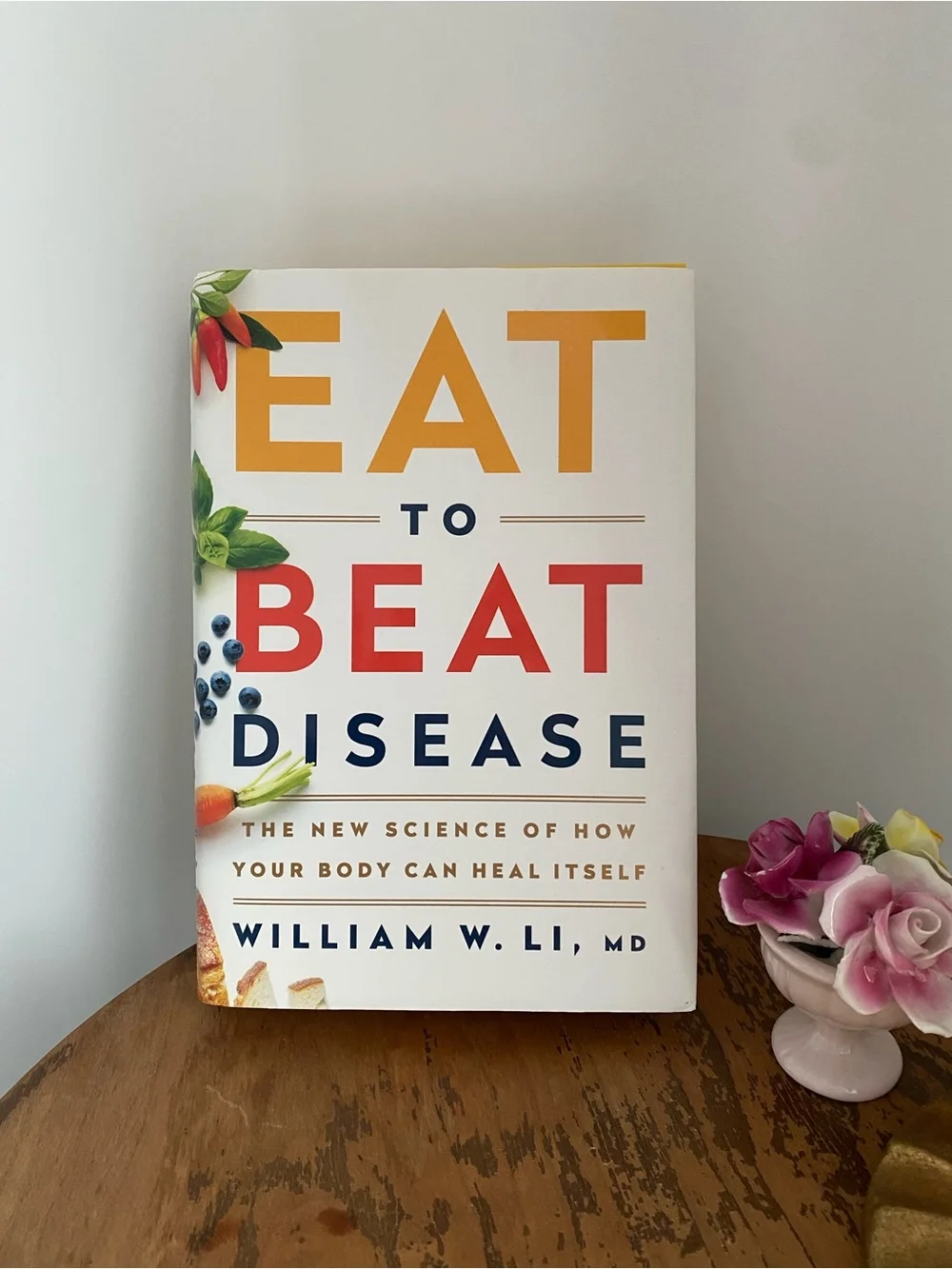 $50 For 3 - Like New - Hard Cover - Eat To Beat Disease By William W. Li