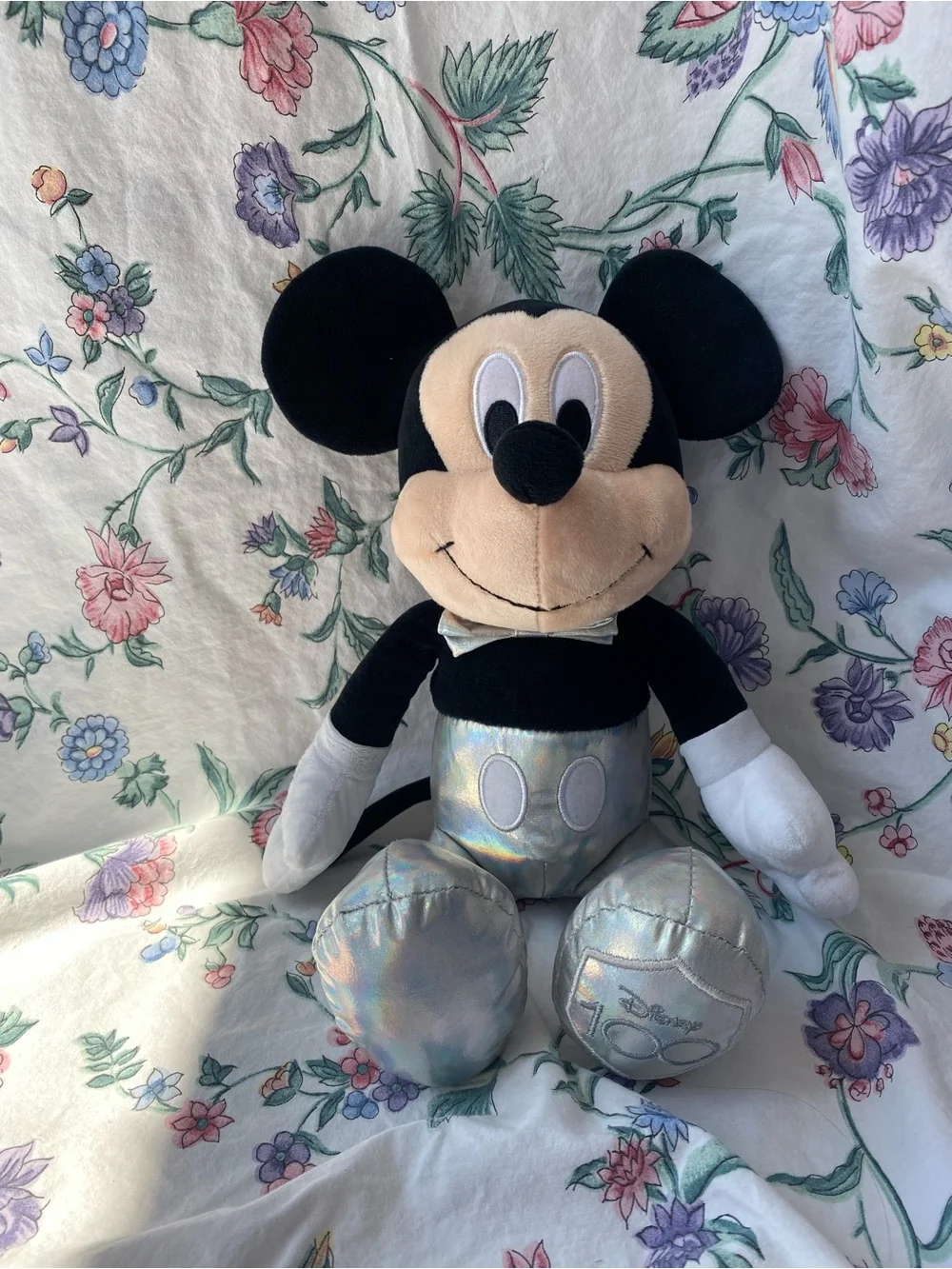 Disney 100 Year Mickey Mouse Plush With Iridescent Outfit