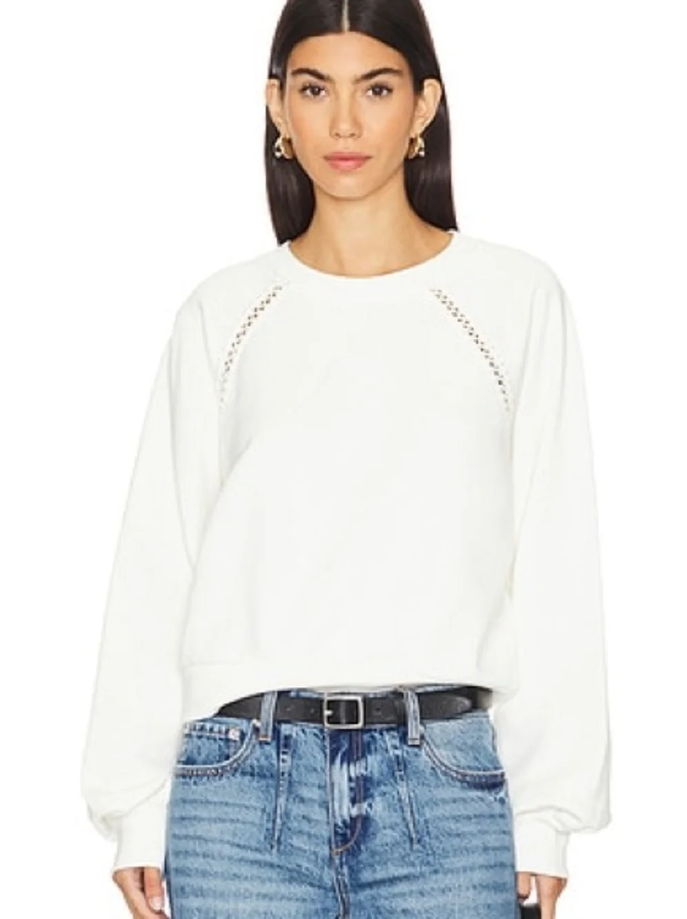 New All Saints Organic Cotton Ewelina Sweatshirt - Size S