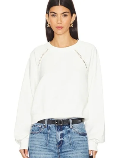 New All Saints Organic Cotton Ewelina Sweatshirt - Size S
