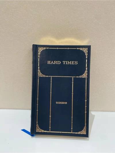 Hard Times By Charles Dickens | Decorative Leatherette Hardcover