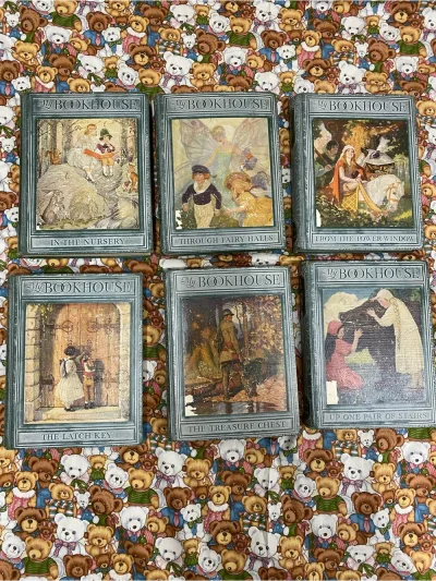 Rare Antique "My Book House" Complete 6-Volume Set By Olive Beaupr