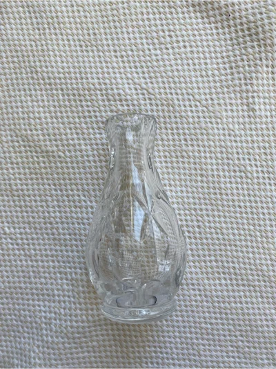 Clear Crystal Glass Bud Vase - Home Accents