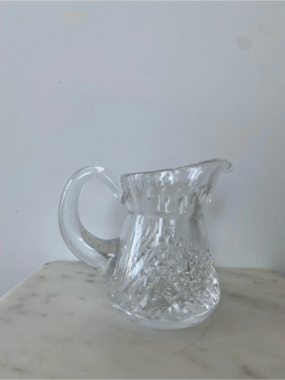 Waterford Crystal Alana Creamer Pitcher | Cut Crystal Milk Jug | Ireland