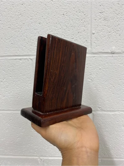 Wooden Mail Holder - Menu/ Napkin Holder - Desk Accessories