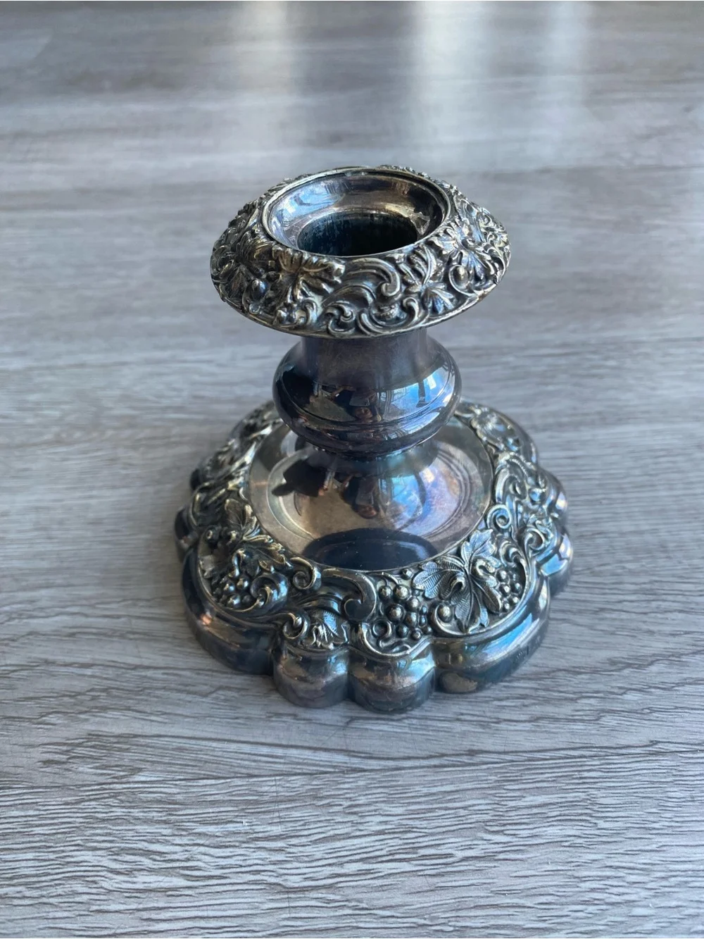 Silver Plated Candle Holder