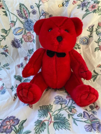 Steven Smith Solid Red Teddy Bear