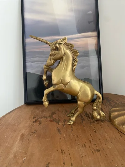 Solid Brass Unicorn