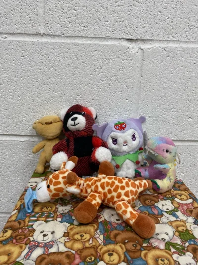 Set Of 5 Tiny Plushes