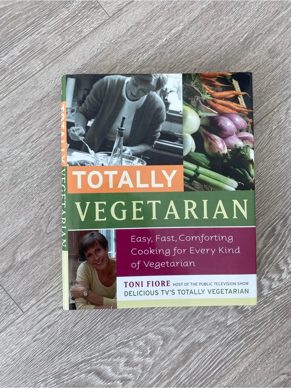 Totally Vegetarian Cookbook - Green & Orange Hard Cover