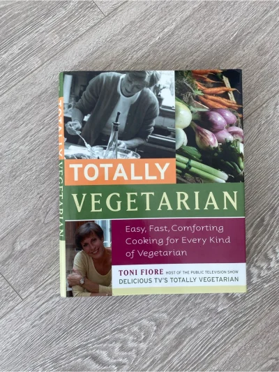 Totally Vegetarian Cookbook - Green & Orange Hard Cover