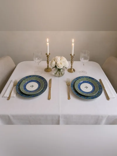 Rare And Stunning - Villa Regia By Spal Porcelanas Plates - Set Of 4