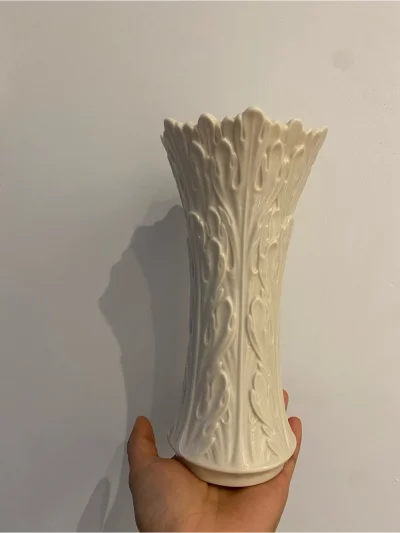 Lenox Vase | Embossed Floral Porcelain Bud Vase | Ivory White Lenox Usa