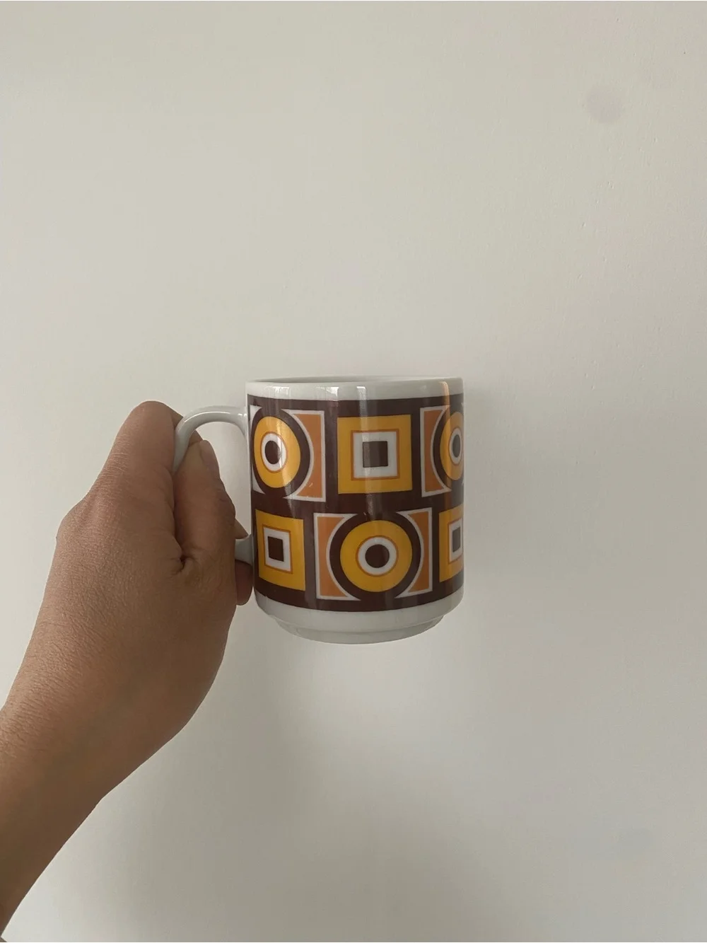 $18 For 3 - Retro Imperial Japan Siena Ware Small Mug