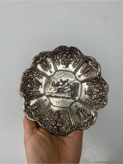 Beautiful Metal Trinket Dish