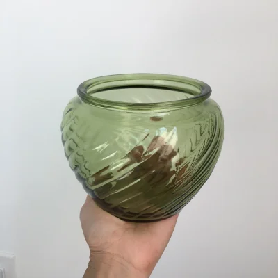 Eo Brody Cleveland Made In Usa Green Vase