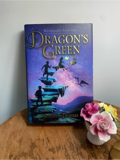 Dragon'S Green Hardcover Book - Blue & Purple Fantasy Cover