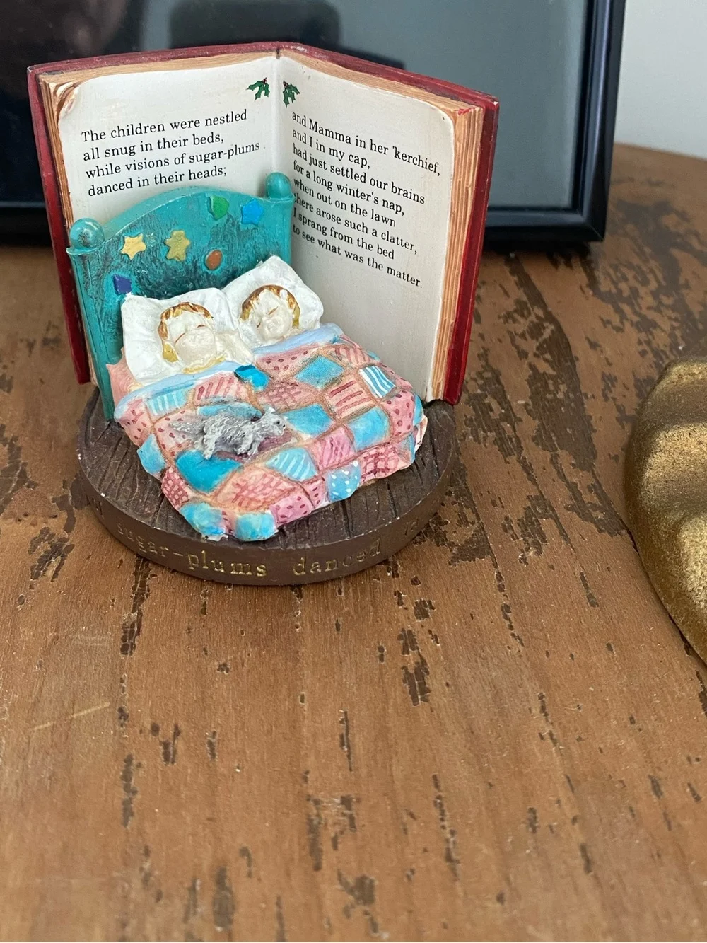Russ Berrie Figurine From Their "Twas The Night Before Christmas" Collection,M