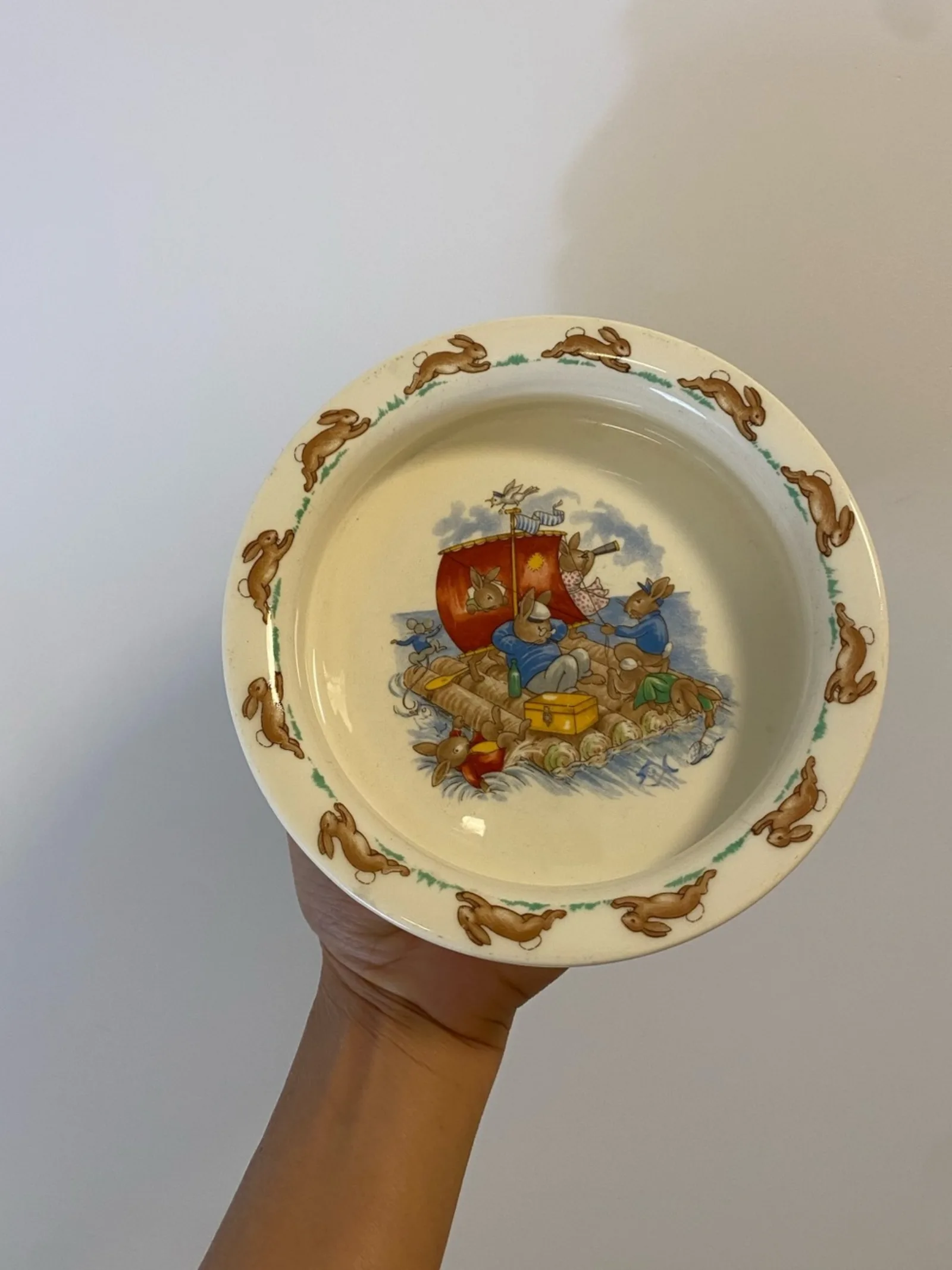 Royal Doulton Bunnykins Vintage Porcelain Toddler or Child’s Bowl